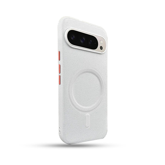 Magnetic Plain Leather Protective Shell Case