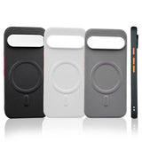 Google Pixel 10 Magnetic Plain Leather Protective Shell Case