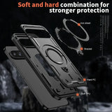 Google Pixel 8 Armor Case with 360° Ring Stand & Magnetic