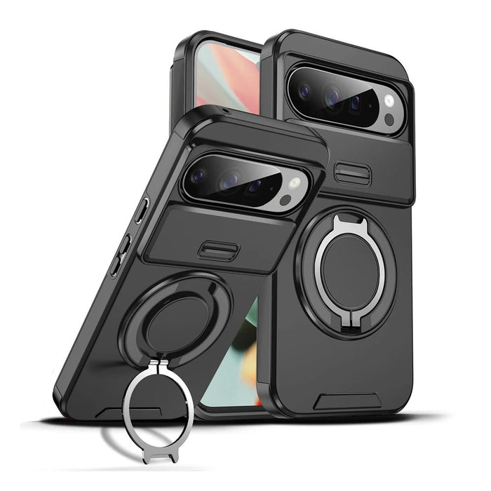 Magnetic Ring Armor Case with Kickstand