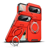 Google Pixel 11 Pro Magnetic Ring Armor Case with Kickstand