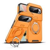 Google Pixel 8a Magnetic Ring Armor Case with Kickstand