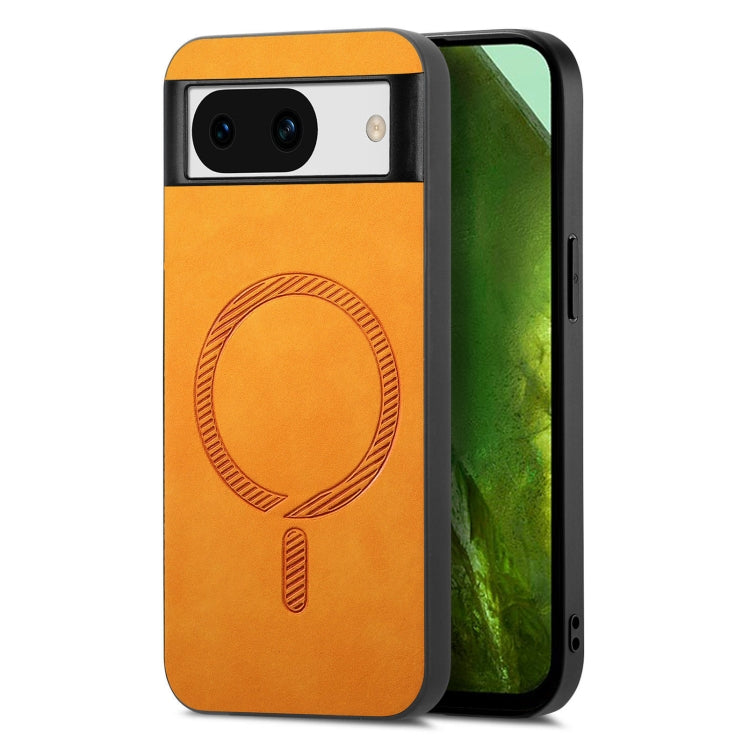Google Pixel 8a Retro MagSafe Magnetic Back Case Drop-Proof