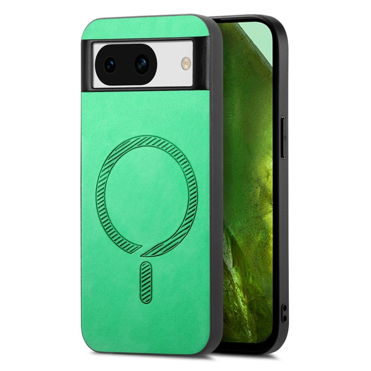 Google Pixel 8a Retro MagSafe Magnetic Back Case Drop-Proof