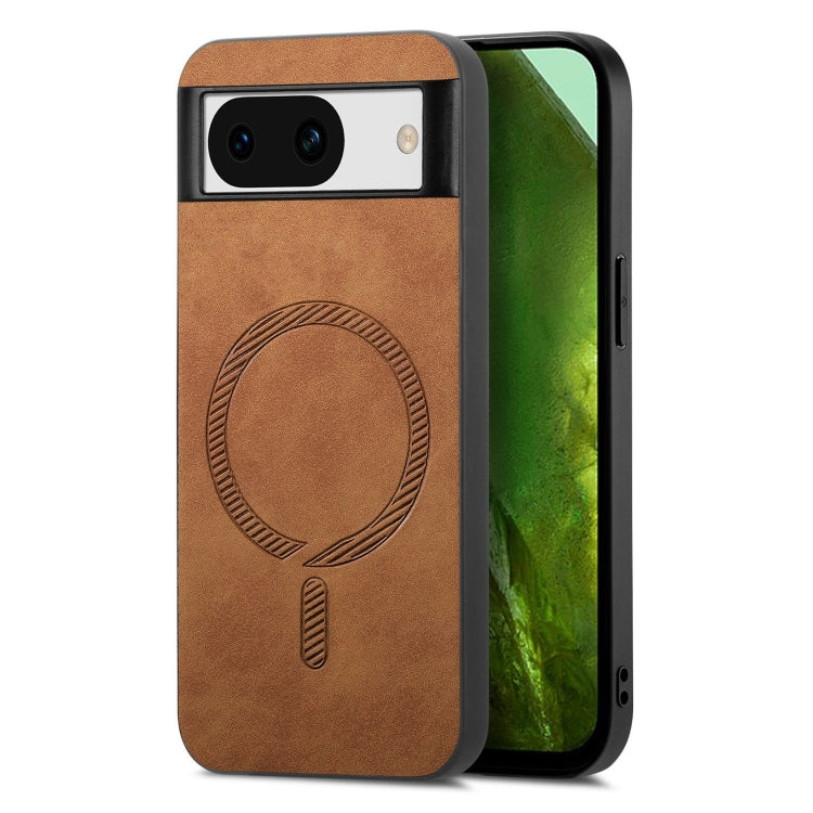 Google Pixel 8a Retro MagSafe Magnetic Back Case Drop-Proof