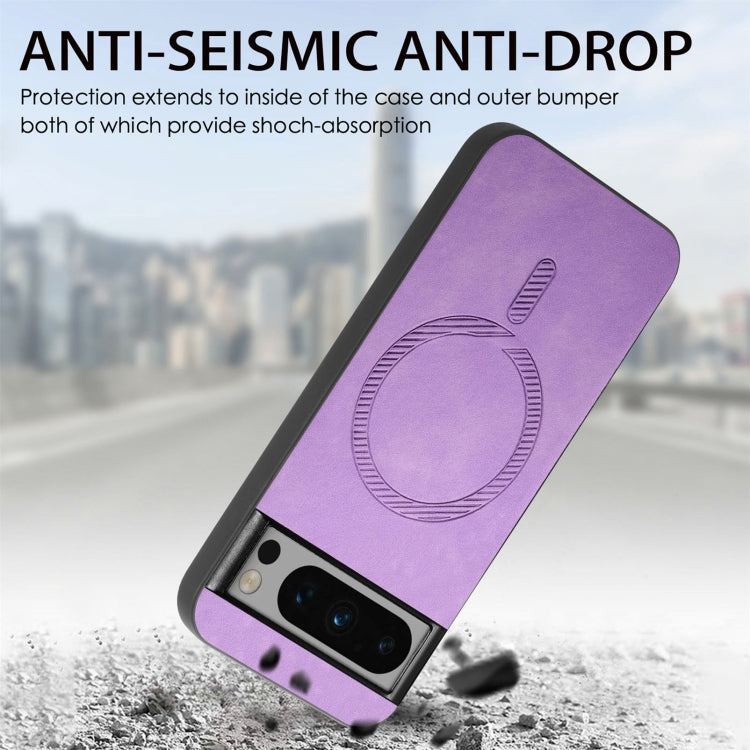 Google Pixel 9 Retro MagSafe Magnetic Back Case Drop-Proof
