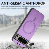 Google Pixel 8a Retro MagSafe Magnetic Back Case Drop-Proof