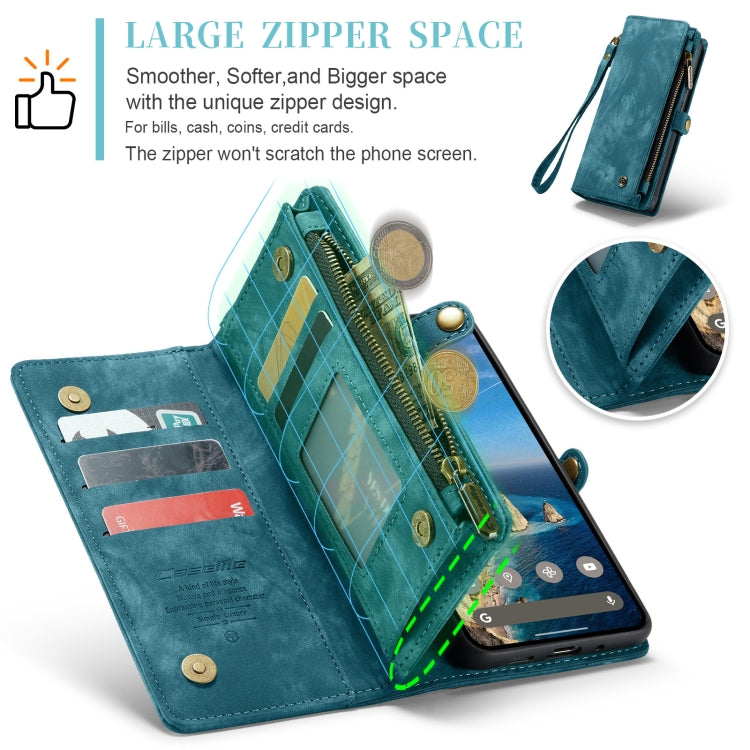 Google Pixel 9 Detachable Leather Wallet Phone Case