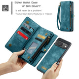 Google Pixel 9 Detachable Leather Wallet Phone Case