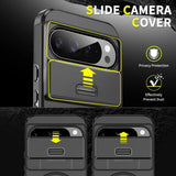 Google Pixel 9a Magnetic Ring Armor Case with Kickstand
