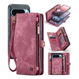 Google Pixel 9 Pro XL Detachable Leather Wallet Phone Case