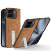 Magnetic Leather Stand Case