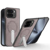 Magnetic Leather Stand Case