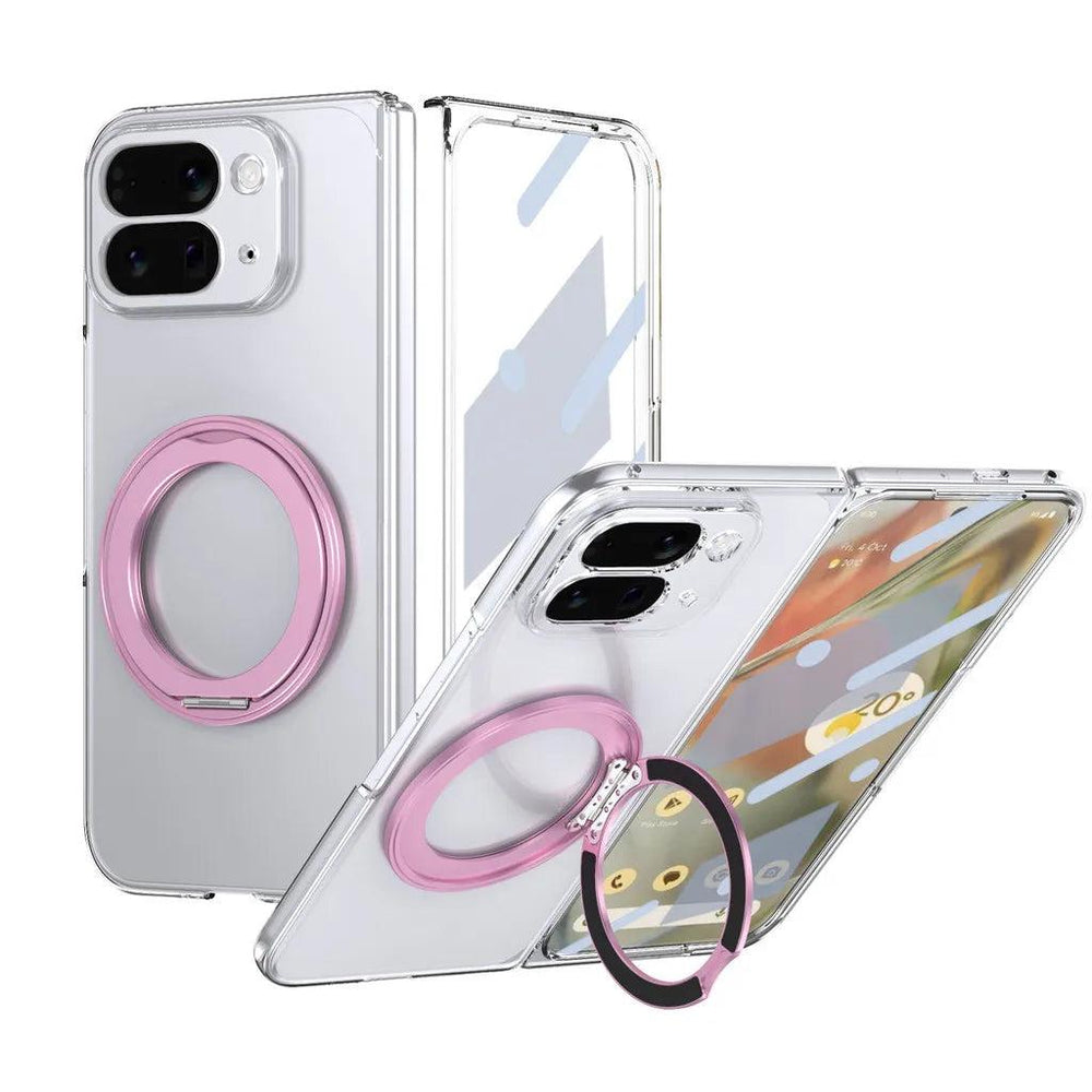 Google Pixel 10 Pro Fold Clear Magnetic Ring Case