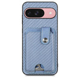 Google Pixel 9 Pro Carbon Fiber Card Holder Multi-Tool Case