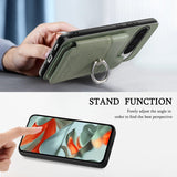 Google Pixel 8a RFID Blocking Ring Stand Card Case