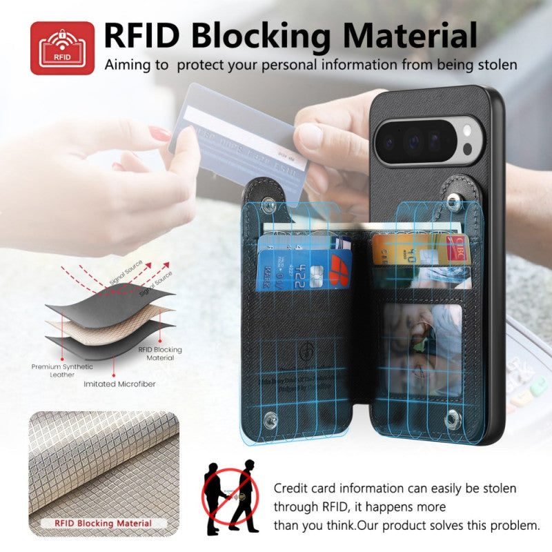 RFID Blocking Ring Stand Card Case