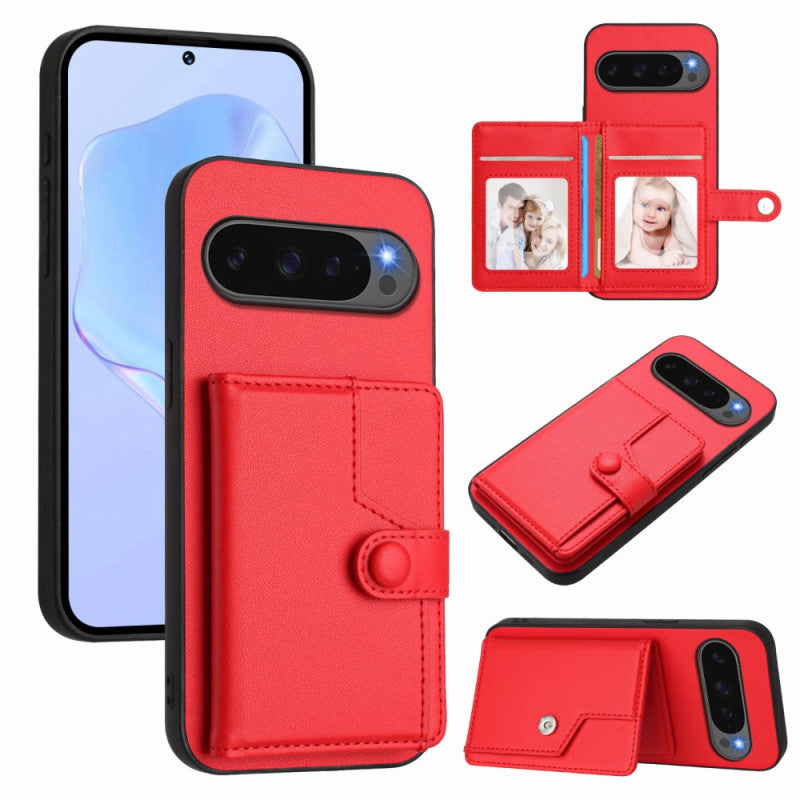 Google Pixel 9 Pro RFID Blocking Wallet Stand Case
