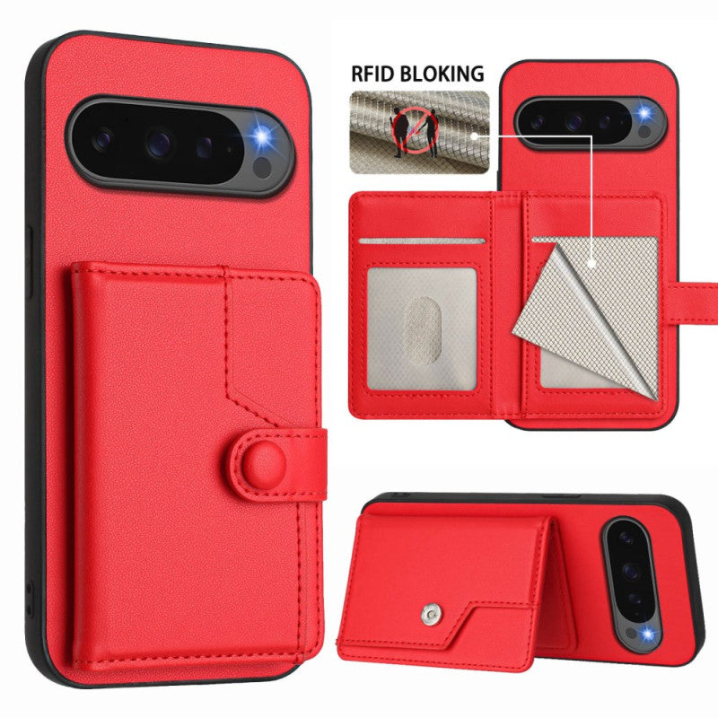 Google Pixel 8a RFID Blocking Wallet Stand Case