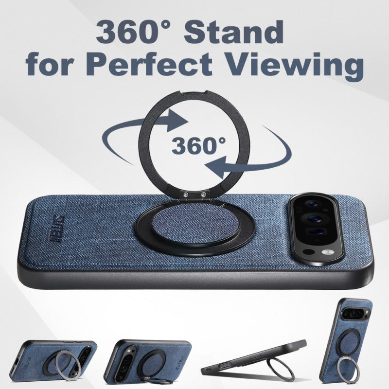 Google Pixel 8a Jean Texture 360° Stand MagSafe Case