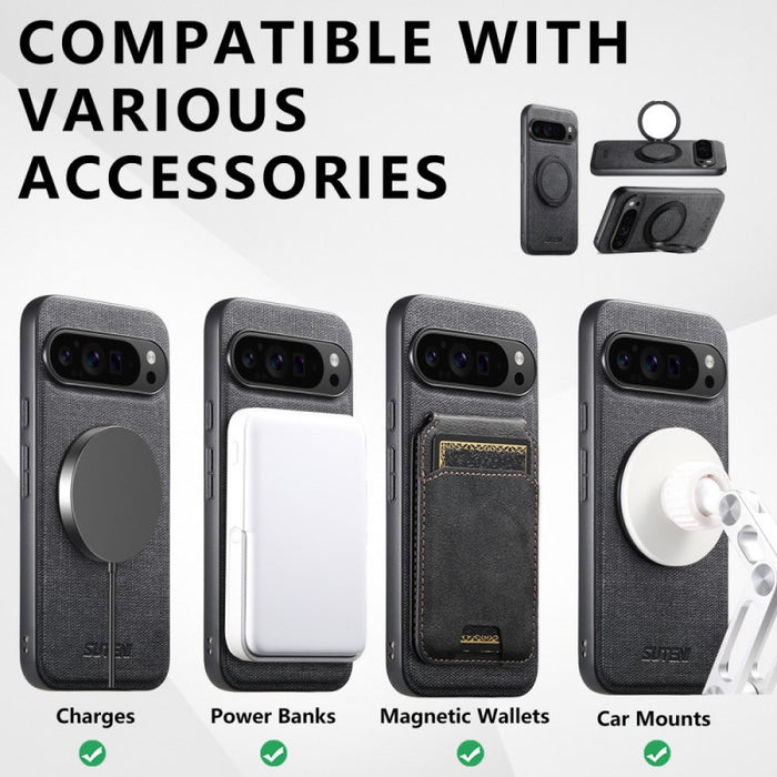 Jean Texture 360° Stand MagSafe Case