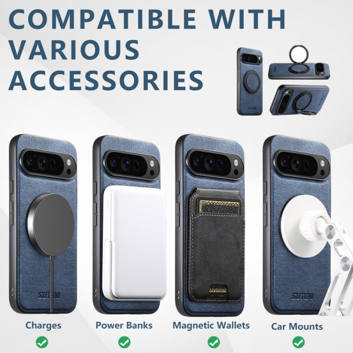 Jean Texture 360° Stand MagSafe Case