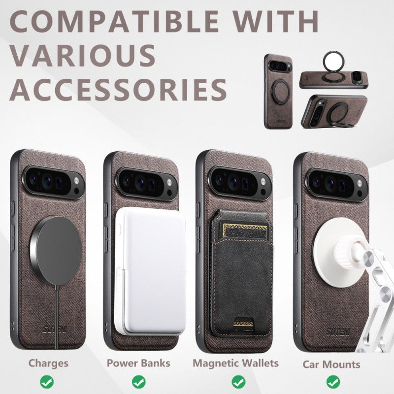 Jean Texture 360° Stand MagSafe Case