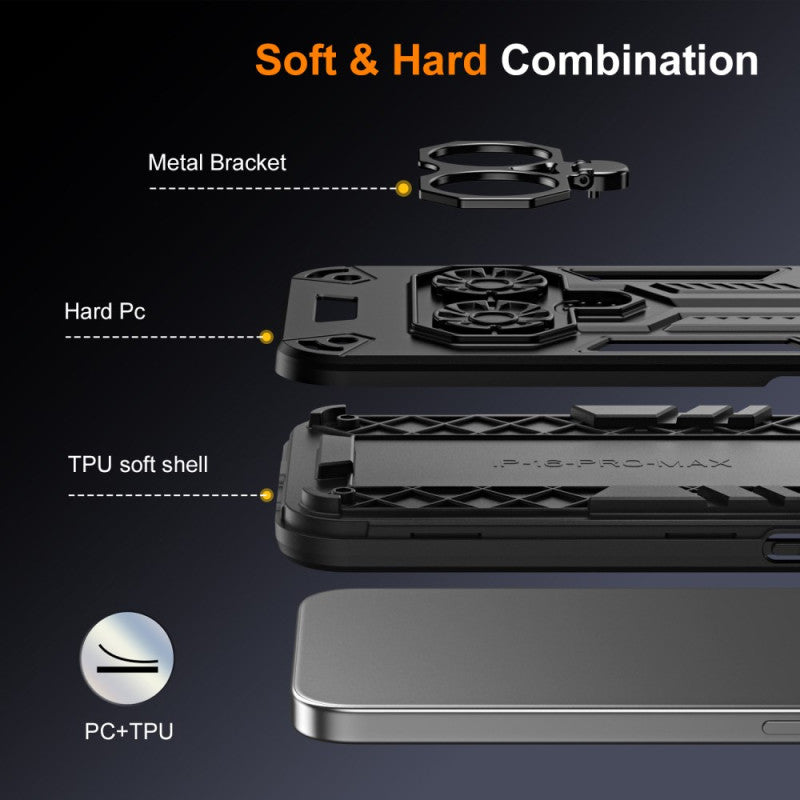 Hybrid 360° Ring Stand Protection Case