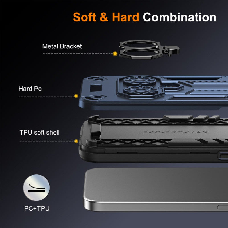 Hybrid 360° Ring Stand Protection Case