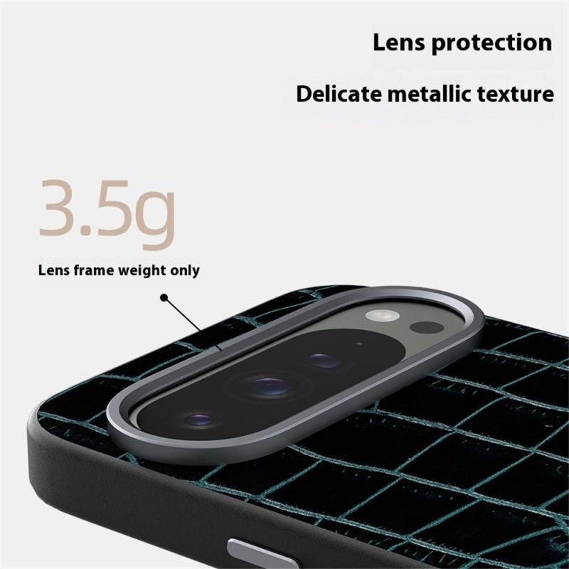 Crocodile Texture Premium MagSafe Case