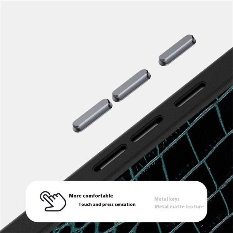 Crocodile Texture Premium MagSafe Case