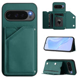 Google Pixel 10 Multi-Card Wallet Stand Wrist Strap Case