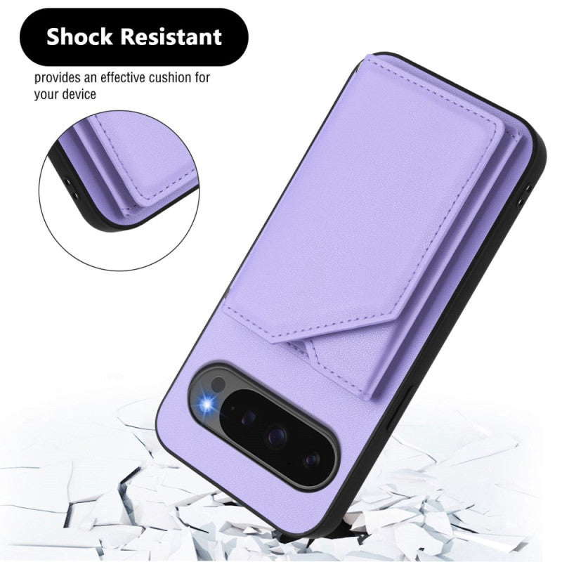 Multi-Card Wallet Stand Wrist Strap Case