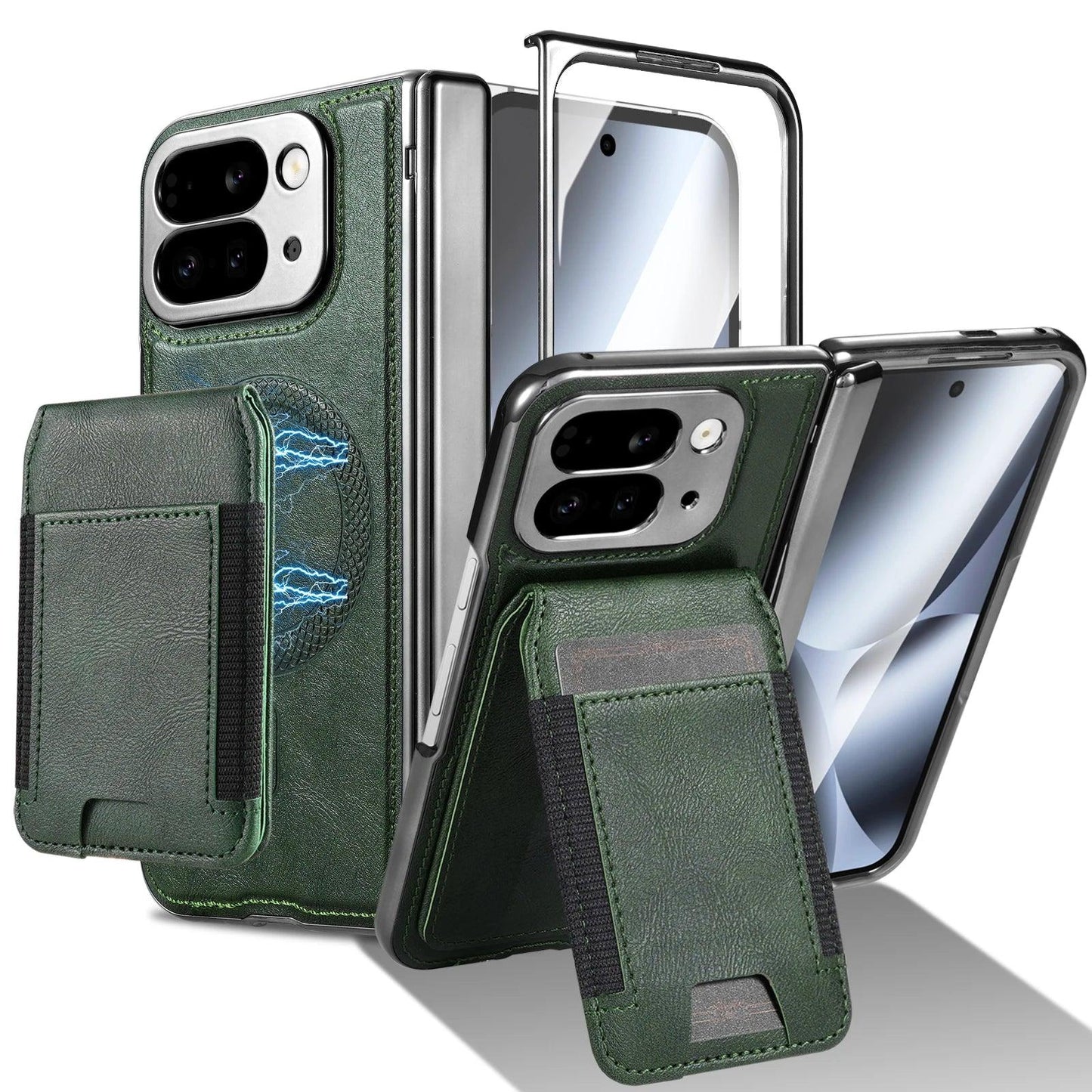 Leather Wallet Stand Case