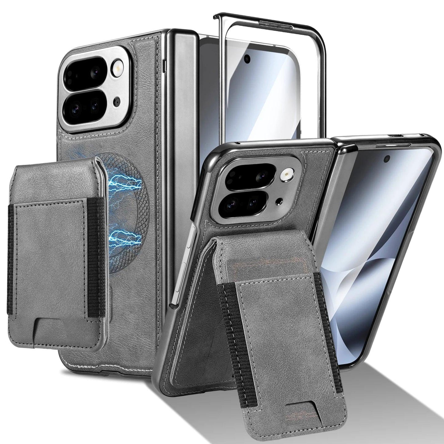Leather Wallet Stand Case