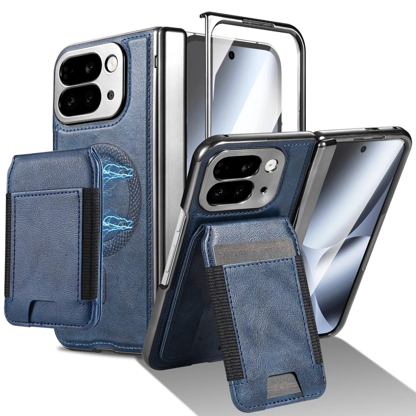 Leather Wallet Stand Case