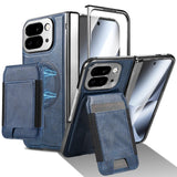 Google Pixel 11 Pro Fold Leather Wallet Stand Case