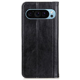 Google Pixel 9 Pro XL Lychee Leather Strong Magnet Wallet Case