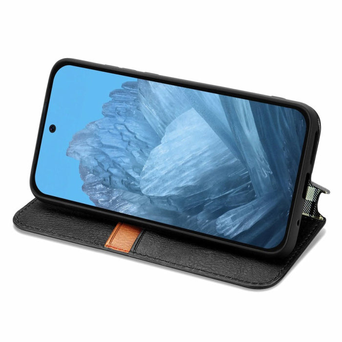 Diamond Pattern Speaker Hole Wallet Case