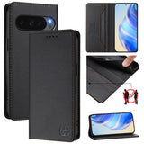 Google Pixel 9 Pro XL Multi-Angle RFID Wallet Stand Case