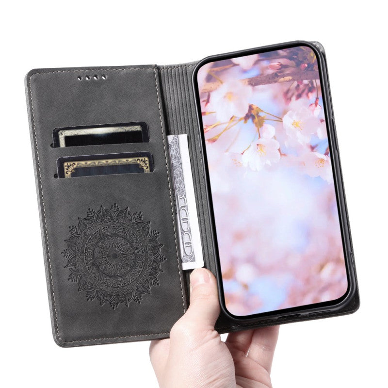 Fashion Print Magnetic Wallet Stand Case