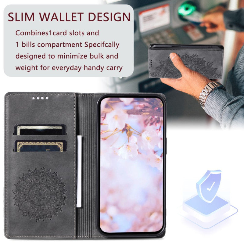 Fashion Print Magnetic Wallet Stand Case