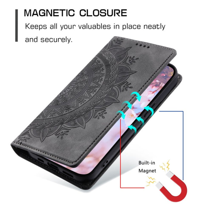 Fashion Print Magnetic Wallet Stand Case