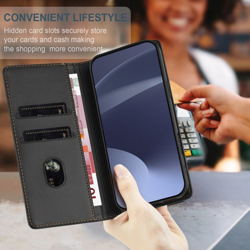 Punk Style Print Wallet Stand Case