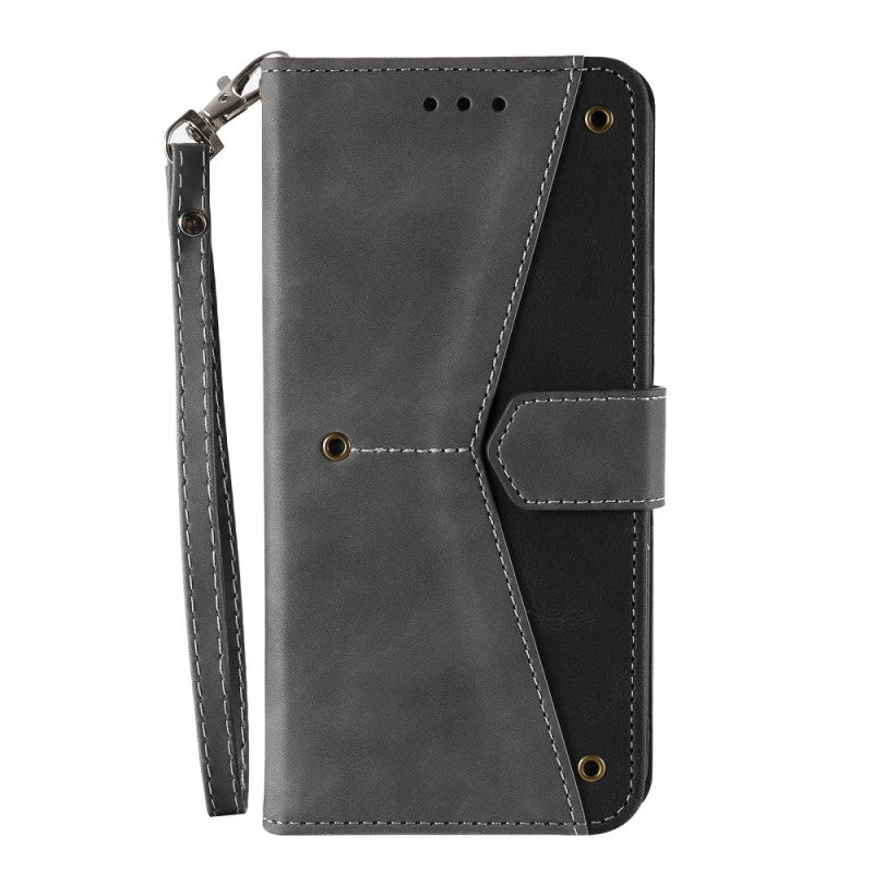 Google Pixel 9a Unique Stitching Design Wallet Wrist Strap