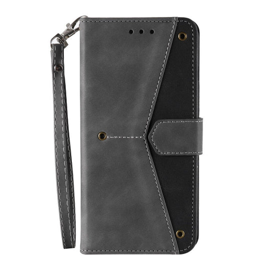 Google Pixel 8a Unique Stitching Design Wallet Wrist Strap