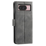 Google Pixel 9a Unique Stitching Design Wallet Wrist Strap