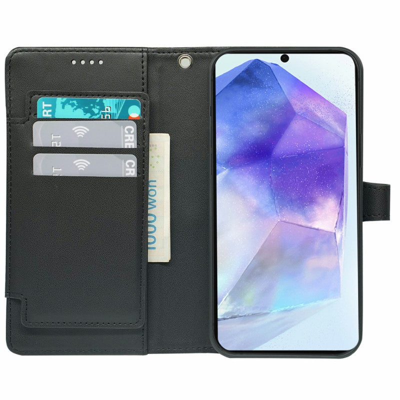 9-Slot Photo Holder Wallet Stand Case