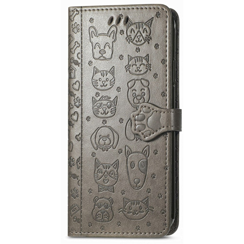 Multi-Slot Wallet Stand Wrist Strap Case