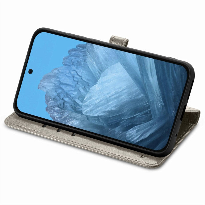 Multi-Slot Wallet Stand Wrist Strap Case